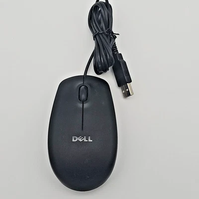 OEM Dell Optical USB Mouse (Wired, Black, MS111-P) Genuine Replacement WORKS - Image 1 of 4
