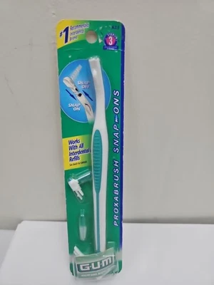  Mango y punta a presión Gum Proxabrush #625 nuevo stock antiguo (A6) Foto 1 de 3