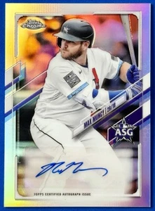 2021 Topps Chrome Update All-Star Game Refractor Auto Max Muncy ASGA-MM Dodgers - Bild 1 von 2