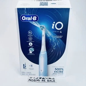 Oral-B iO Series 4 Gum & Sensitive Care Elektronische Zahnbürste, Icy Blue - Bild 1 von 13