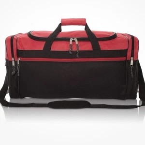 Borsone da viaggio DALIX 25" extra large per le vacanze rosso e nero - Foto 1 di 7