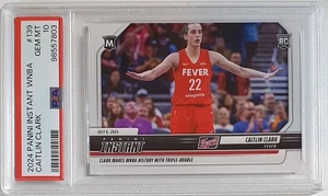 2024 Panini Instant WNBA Caitlin Clark Rookie #139 /10151 RC - PSA 10 (Low POP) - Bild 1 von 3