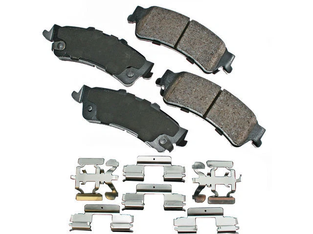 Juego de pastillas de freno trasero para 1999-2004, 2006 GMC Sierra 1500 2000 2001 2002 CP566GB Foto 1 de 1