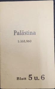 ARMSTRONG & WILSON KARTE NR 5-6 1915 HAIFA & ACRA PALÄSTINA DEUTSCHLAND - Bild 1 von 2