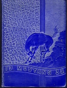 Anuario de escuela secundaria del condado de Natrona 1939, Mustang, Casper Wyoming - Imagen 1 de 19