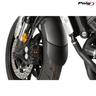 PUIG PARASPRUZZI PARAFANGO ANTERIORE NERO FOR KTM 990 SUPERMOTO R 2008-2013 - Imagem 1 de 3