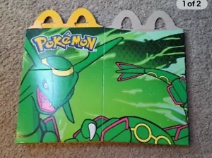2025 McDonald’s Pokémon Happy Meal Empty Box Rayquaza - Picture 1 of 2