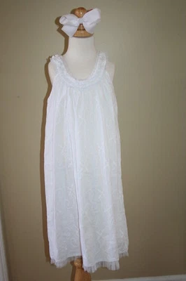 Vestido Retrato Blanco Orient Expressed Boutique Home Show Niñas Talla 6 Excelente  Foto 1 de 4