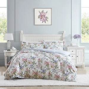 Laura Ashley Meadow Breeze Quilt Cover Set-Soft Jewel - Picture 1 of 4