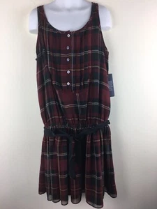 Ralph Lauren Girls Plaid Dress Size 10 - Picture 1 of 4
