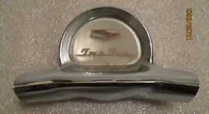 1957 CHEVY CHEVROLET TWO TEN 210 HORN CAP BUTTON EMBLEM FACTORY ORIGINAL OEM - Picture 1 of 4