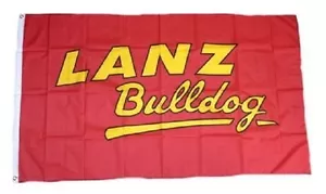 Fahne - Lanz Bulldog Schrift (Flagge / Trakoren / IHC / Deutz / 150x90cm) - Bild 1 von 1
