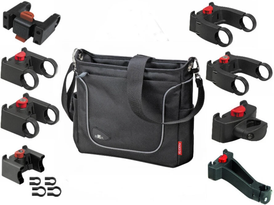 Rixen & Kaul Klickfix Allegra Fashion Fahrrad Lenkertasche schwarz - Bild 1 von 1