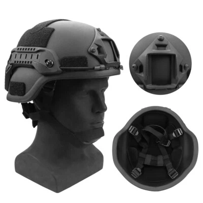 Black Helmet UHMW-PE Military Ballistic Mich Level III-A Size S - Image 1 of 4
