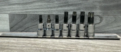 SNAP-ON 7 PC 3/8" DRIVE TORX BIT STANDARD SOCKET SET (A1D005477) - Image 1 of 4