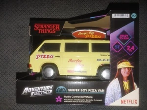 2023 Adventure Force Stranger Things Surfer Boy Pizza Van / Remote Control New - Picture 1 of 10