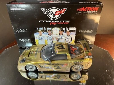 Chevy Corvette 2001 Dale Earnhardt & Jr #3 GM Goodwrench Gold Race versión 1:18 Foto 1 de 4