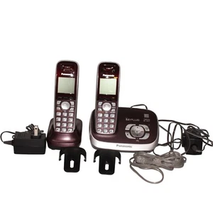Panasonic KXTG6522 schnurloses Telefon mit digitalem Anrufbeantworter 2 Headsets - Bild 1 von 9