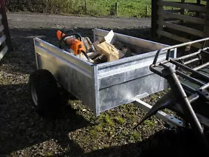 ATV Quad Trailer. 5x3 low sided. General purpose off road trailer - Picture 1 of 7