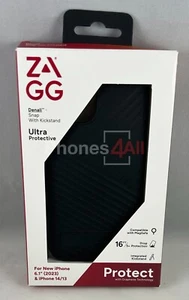 Zagg Gear4 Ultra Protect Case w/Kick Stand for iPhone 15/14/13- Black BRAND NEW - Picture 1 of 6