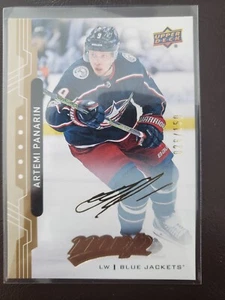 2018-19 Artemi Panarin Gold Scripts /150 MVP Hockey Upper Deck Columbus Blue... - Picture 1 of 2