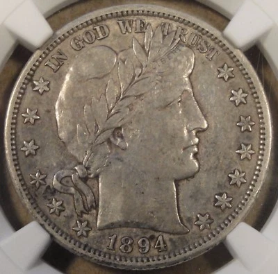 1894-O Barber Half Dollar 50c NGC Certified XF40 - Image 1 of 4