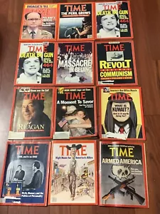 Vintage Time Magazine 1980s LOT of 29. - Picture 1 of 5