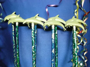 8 Dolphin Pencil Topper Dolphin Pencils - Picture 1 of 2
