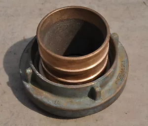 Messing Schlauchkupplung Seewasserfest Storz B Kupplung 3" Ex. Bundeswehr - Bild 1 von 3