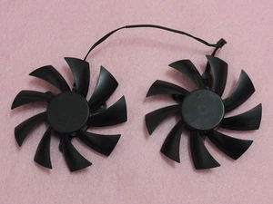 87mm EVGA GTX760 GTX770 Video Card Dual Fan Replacement 42mm PLA09215B12H R200 - Picture 1 of 4