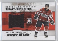 2009 ITG Heroes and Prospects Subway Super Series Jersey Black /60 Jeff Skinner