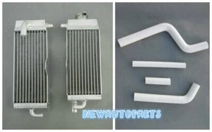 White Aluminum Radiator & Hose For Yamaha YZ125 YZ 125 1996-2001 97 98 1999 2000 - Bild 1 von 9