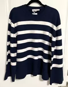 Loft by Ann Taylor Women’s Stripe Relaxed Tunic Sweater - Size XL - MRSP$110 - Bild 1 von 10