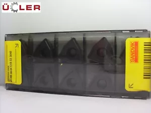 10X SANDVIK WCMX 080412R-53 3040 WENDESCHNEIDPLATTEN CARBIDE INSERTS - Bild 1 von 1