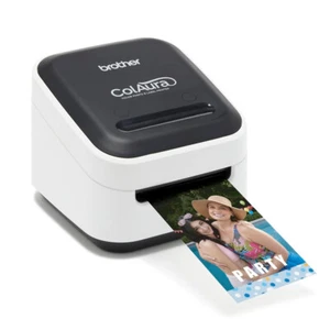 Color Photo and Label Printer, White - Picture 1 of 9