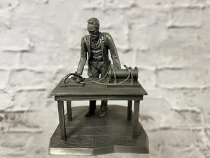 Deutsches Museum Wilhelm Conrad Rontgen Pewter Figure/Sculpture - Picture 1 of 14