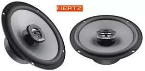 HERTZ UNO X 165 6.5" 16.5cm 2 Way Car Van Door Coaxial Speakers 55w RMS Pair - Picture 1 of 3