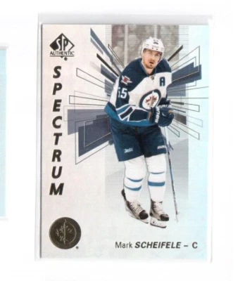 2016-17 SP Authentic Spectrum Card S-9 Mark Scheifele Winnipeg Jets Code Unused - Image 1 of 2
