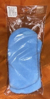 Calcetines tobilleros vintage Orlon Terry botín talla 8-11 azules hechos en EE. UU. Foto 1 de 4