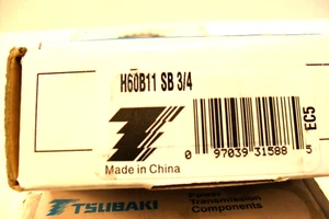 TSUBAKI H60B11 SB 3/4 - 11 dientes endurecidos NUEVO - Imagen 1 de 5