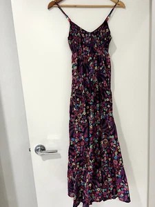Seafolly Split Maxi Dress Floral Size 12 (8-12) - Picture 1 of 13