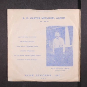 CARTER FAMILY: keep on the sunny side ACME 7" Single 45 RPM - Picture 1 of 4