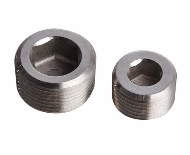Stainless Steel 316 Fitting Hex Socket Plug 1/2" Inch Class 150 Heavy Duty - Image 1 of 1