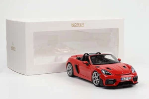 1:18 Norev Porsche 718 RS Spyder 2023 Indian Red Full Opening 187271 - Picture 1 of 8