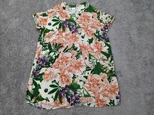 H&M Kaftan Dress Womens Extra Large Floral SS2020 Viscose - Picture 1 of 8