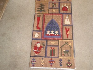 Moda Stoff Panel Stücke von meinem Herzen 23 x 45" von Sandy Gervais Weihnachten - Bild 1 von 4