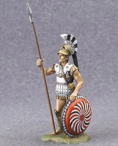 SPARTAN FROM THE SQUAD OF KING LEONID Hand Painted Figurines  Tin54mm1/32 - Picture 1 of 5