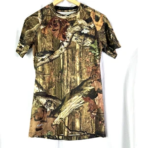 Starter Mens Mossy Oak Break Up Real Tree Short Sleeve Shirt Sz S Small - Picture 1 of 4