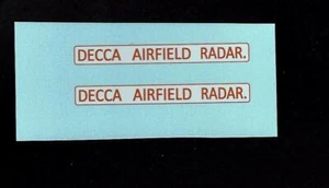 CORGI 1106 KARRIER DECCA RADAR VAN TRANSFERS/DECALS - Imagen 1 de 1