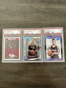 Miami Heat PSA 9 Graded Basketball Lot of 3 (Bam Adebayo and Tyler Herro) NBA - Picture 1 of 5